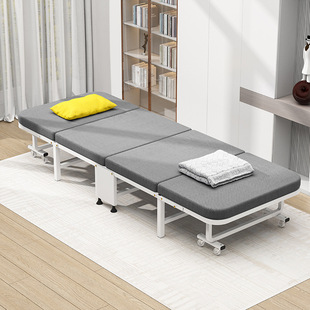Office Home Lunch Break Folding Bed Adult Single Camp Bed Simple Hospital Companion Nap Bed Recliner