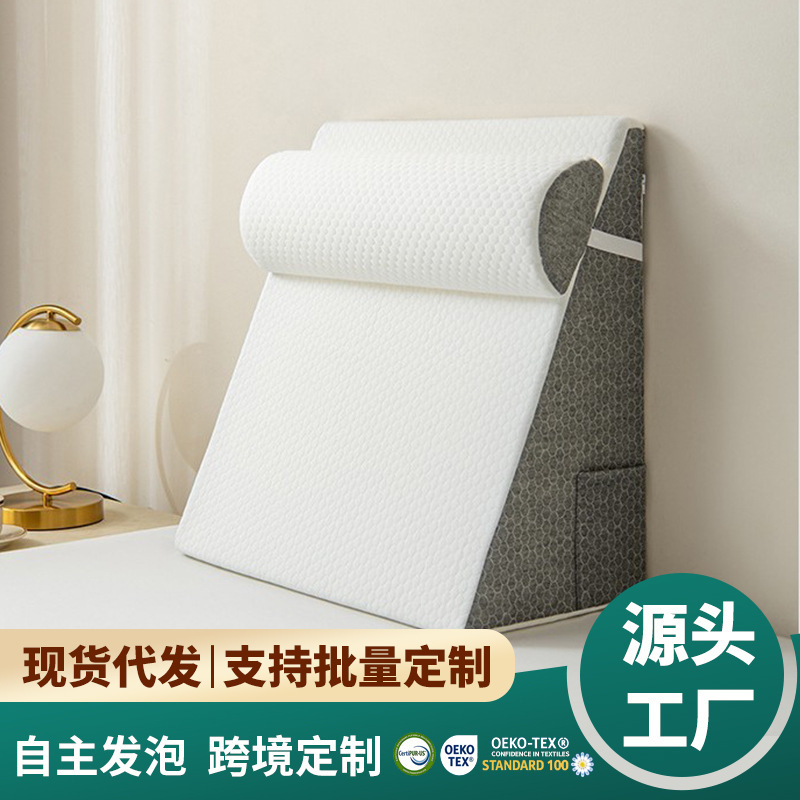 Elderly People's Backrest Semi-Lying Care Posture Cushion, Gastric Esophageal Reflux Slope Mattress, Anti-Acid Reflux Pillow, Triangle Pillow Cushion Elderly People's Backrest Semi-Lying Care Posture Cushion, Gastric Esophageal Reflux Slope Mattress, Anti-Acid Reflux Pillow, Triangle Pillow Cushion