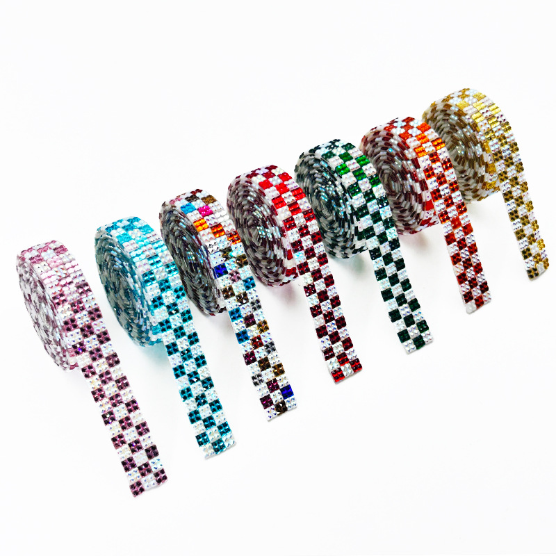 Barra de diamante de fusión en caliente barra de diamante autoadhesiva accesorios de joyería resina de diamante DIY material al por mayor