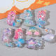 High-grade mermaid flash cross-border trade AB glue resin accessories diy mobile phone case shoe buckle hair accessories decoration materials