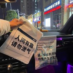 粘貼式車載垃圾袋可愛學生宿舍創意清潔袋收納教室桌面自粘垃圾袋