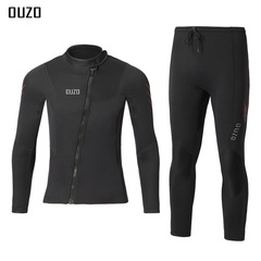 3mm wetsuit OUZO men's and women's split wetsuit cold-proof warm top pants snorkeling surfing winter swimsuit