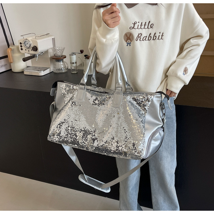 Holiday, Travel Occasion Unisex Basic Solid Color Pu Leather Travel Bags