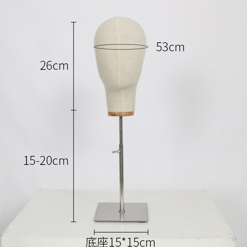 Sombreros de exhibición de soporte modelo de cabeza masculino y femenino soporte maniquí joyas de cabeza peluca modelo de cabeza props de exhibición tienda de ropa modelo de cabeza