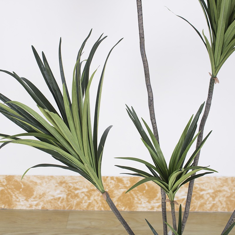 Sala de estar Planta verde Simulación de decoración Árbol de hierro de madera de mil años Simulación de estilo nórdico Planta verde Decoración suave Simulación de planta verde falsa Árbol de sangre de dragón