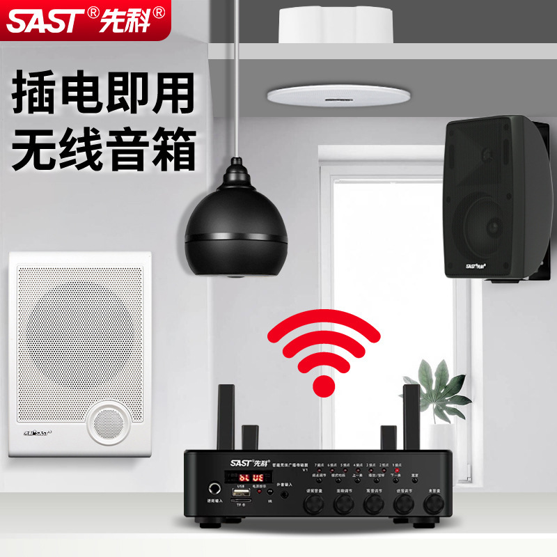 Xianke V1 wall-mounted audio Bluetooth speaker wireless home commercial store ceiling speaker hanging ball speaker sound column