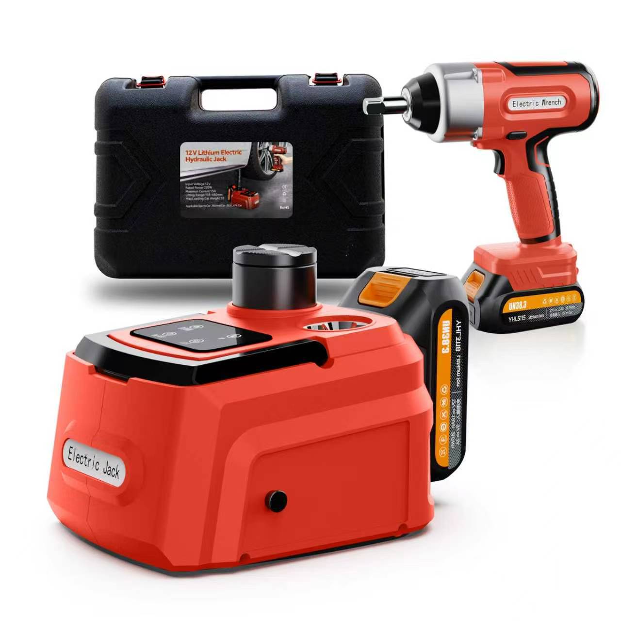 Gato Eléctrico para Automóvil Kit 5T para Mantenimiento de Automóviles