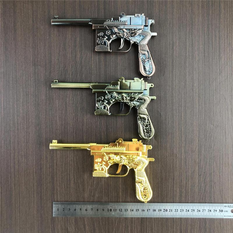 まねる合金のおもちゃの毛瑟の銃の子供のころの経典のノスタルジックな砲撃の左の輪の銃の模型は発射することができませんプラスチックの工芸|undefined