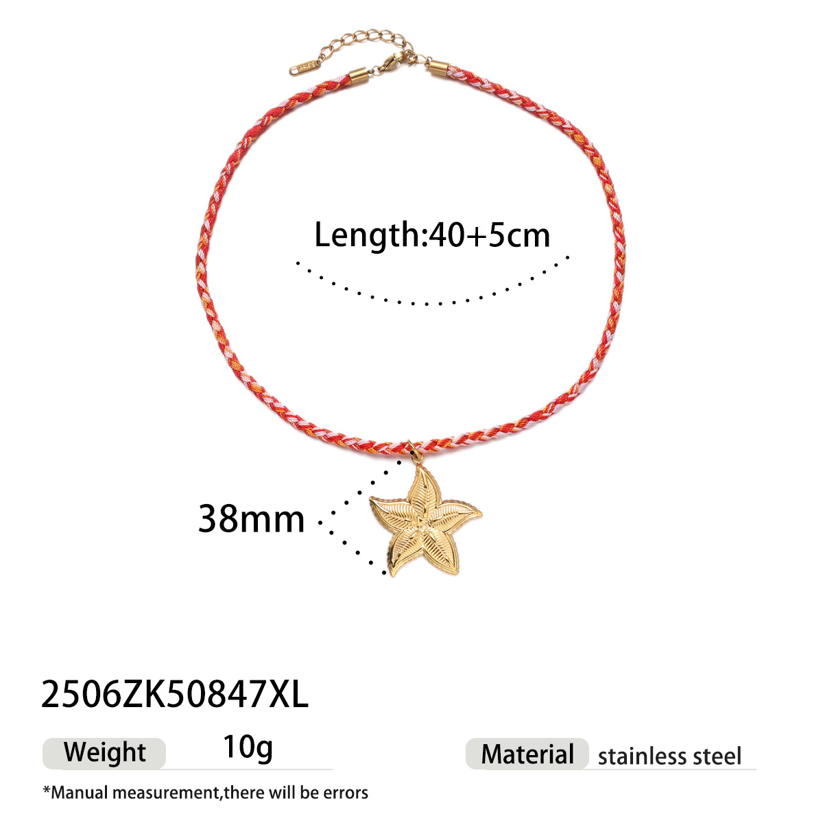 Tiana Europa y América collar de acero inoxidable dulce y cool chica caliente viento de playa marina cuerda gruesa trenzada cadenas de clavículas transfronterizas ventas calientes mujeres
