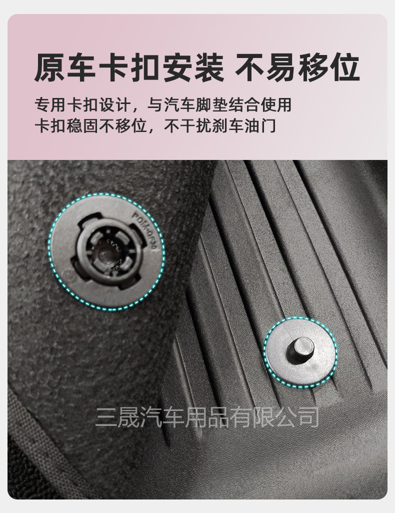 Suitable for 25-Year-Old Xiaomi Yu7 Car Mats, Original Car Color Purple and Blue Tpe Full Coverage Car Mats