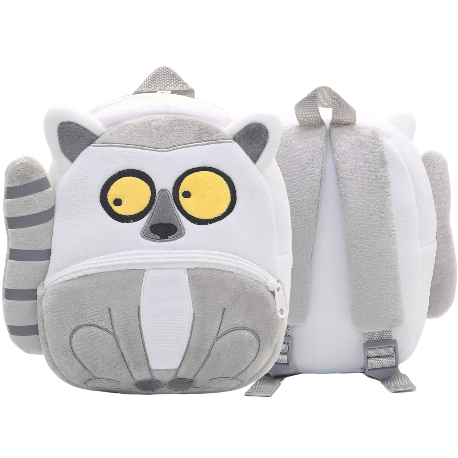 Lindo Internet celebridad Zoo de dibujos animados Mochila de Felpa bolsa de los niños mochila directo de fábrica bolsa de la escuela