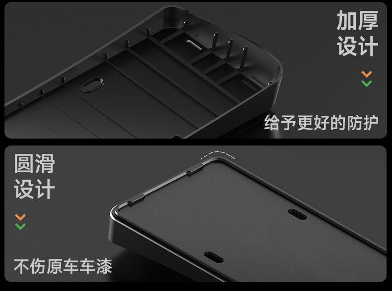 Suitable for the new Tesla Model Y/3YL full-edge license plate frame, license plate holder, protective frame cover, modification accessories