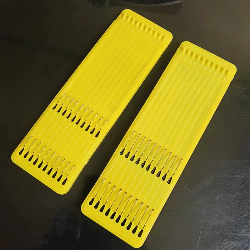 Оптовые ультракороткие двойные крючки 17cm суб-линей, предварительно связанные рыболовные крючки, рыболовные крючки с золотым ободком, 10 пар рыболовных крючков, аксессуары для рыбалки