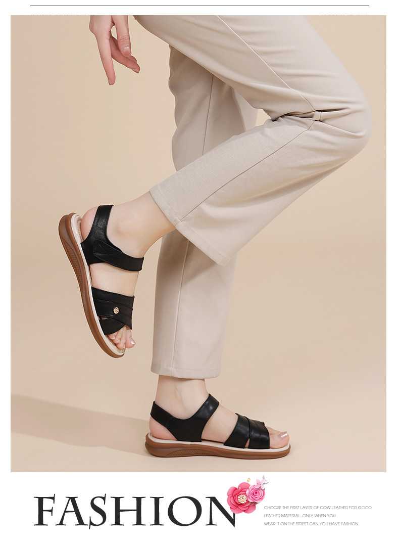 C4497 1220K GIÀY DÉP SANDAL NỮ RUITDT BIG SIZE NGOẠI CỠ ĐẾ MỀM MÙA HÈ TRUNG NIÊN MA SÁT CHỐNG TRƯỢT GIÀY DÉP NỮ DA BÒ G04 SẢN PHẨM MỚI