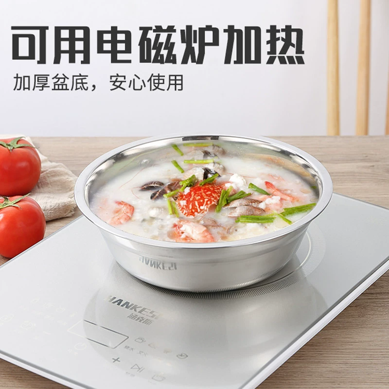Dinner plate stainless steel for students