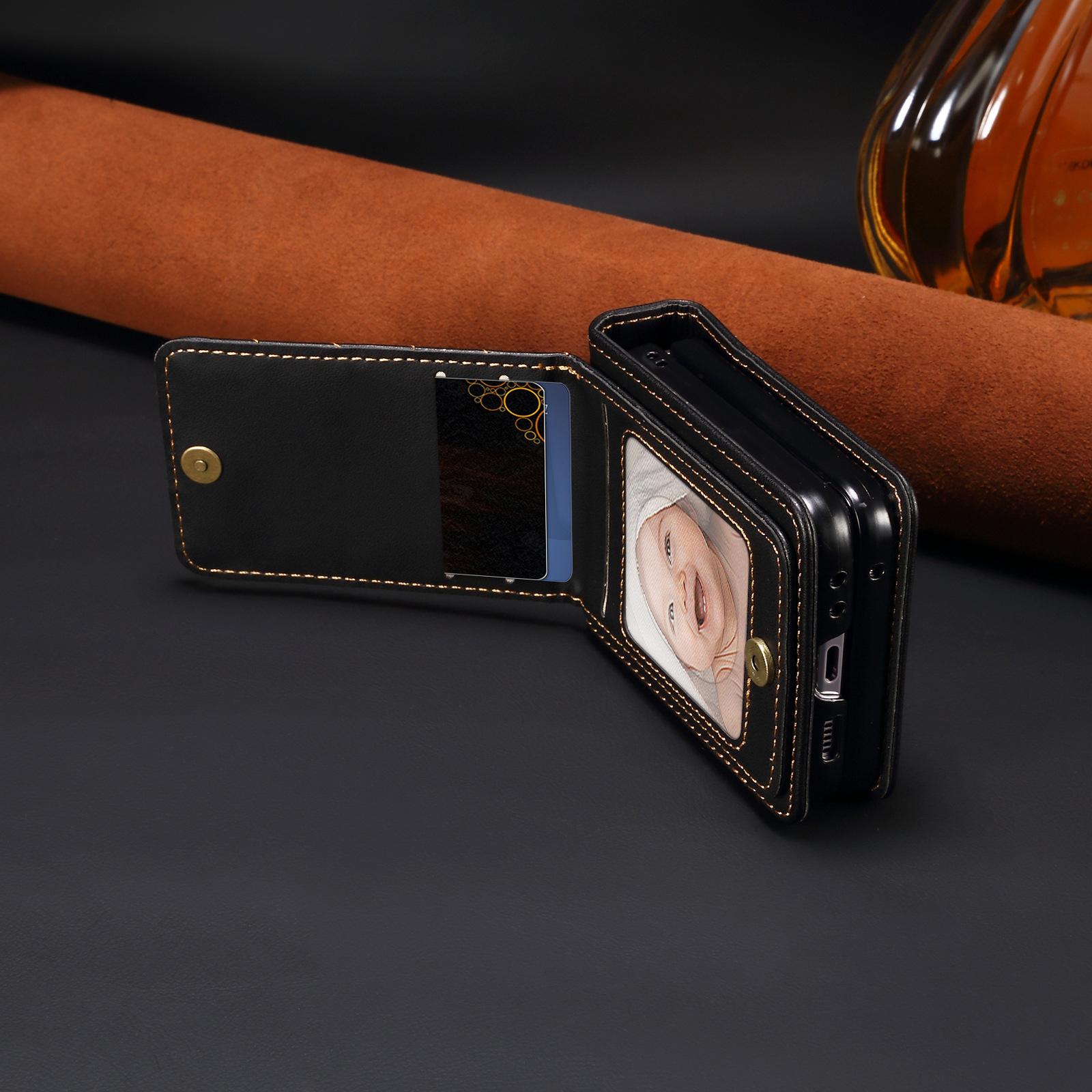 Funda con cordón para samsung galaxy z flip 5 4 3 estilo elegante_voghion.com