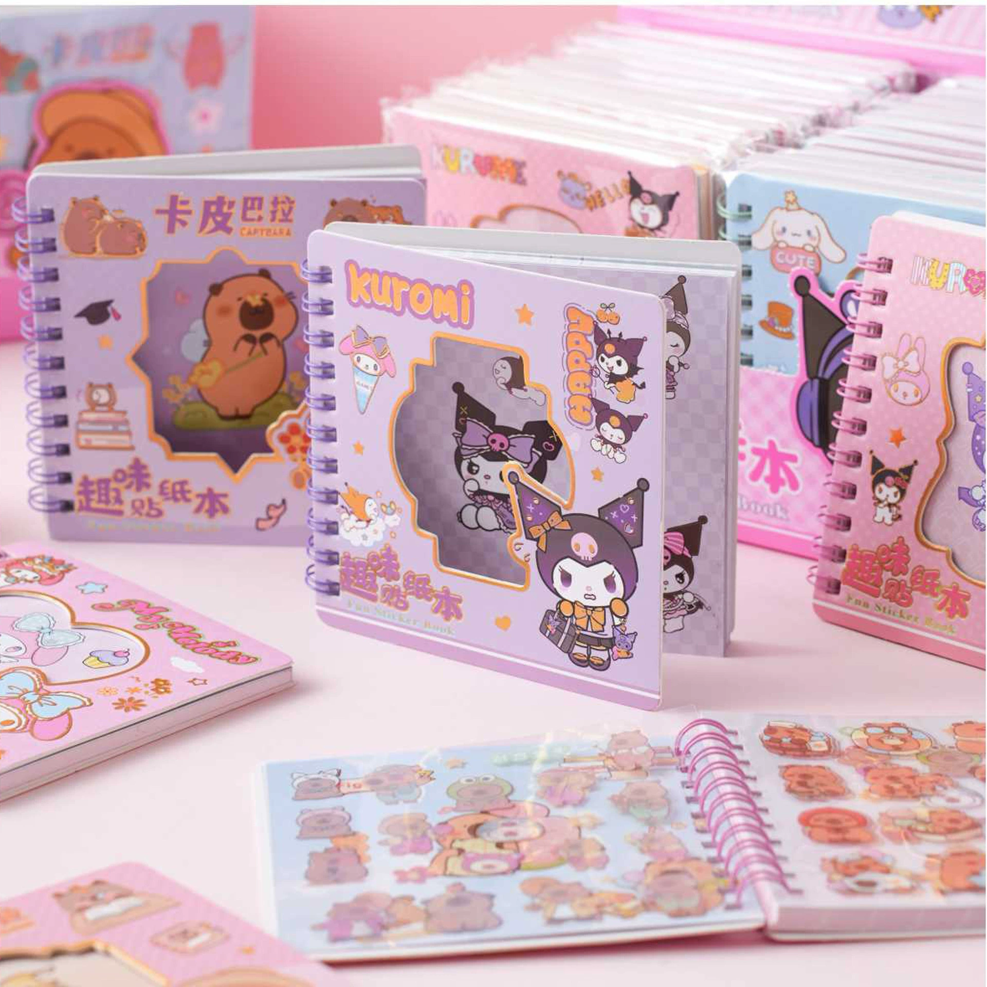Новый забавный стикер Sanrio Kapibala, креативный, милый, для студенческого руководства, материал для наклеек, инструмент для катушки