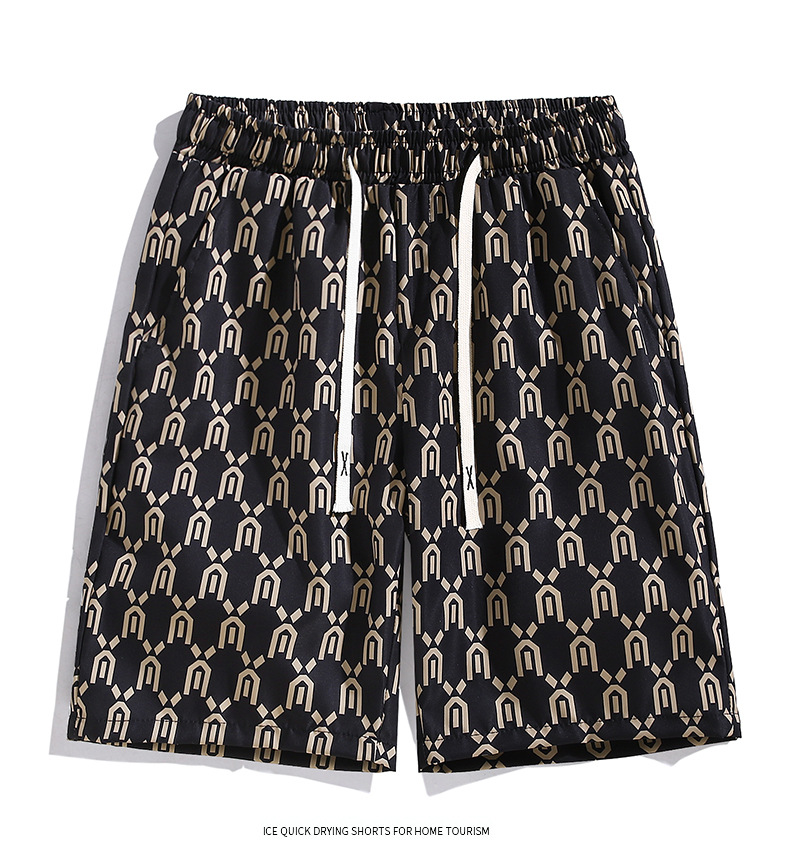 Men's Shorts Ice Silk Quick-drying Beach Summer Pants For Men_voghion.com