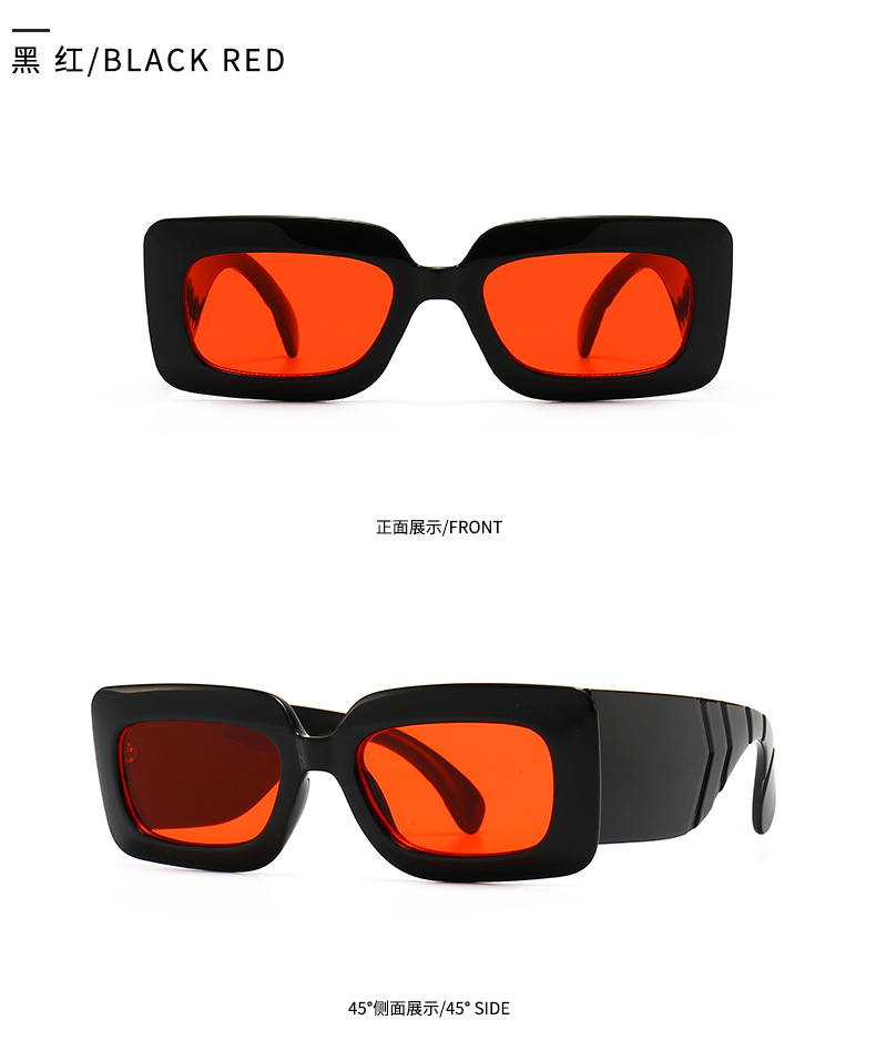 Europäische Und Amerikanische Retro-sonnenbrille Mit Weitem Bein Im Schlangenledermuster Wilde Trend-sonnenbrille display picture 7