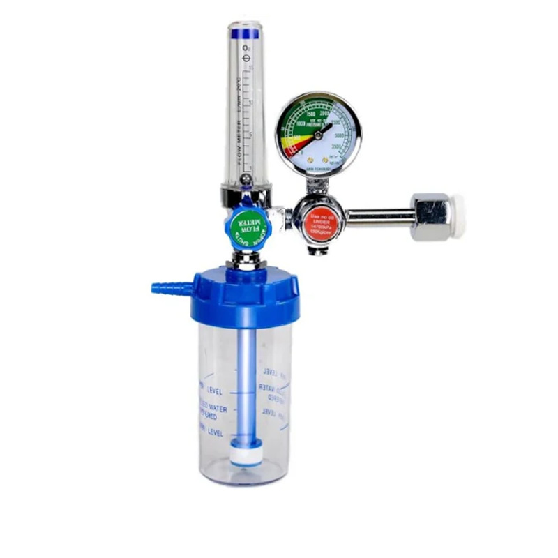 氧气吸入器家用氧气瓶流量表氧吸浮标式压力表减压阀带湿化瓶诊所