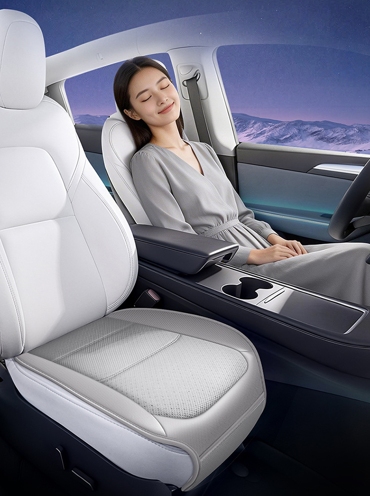 Ventilated Seat Cushion, Summer Cooling Seat Cushion, Breathable and Heat-Dissipating Car USB Fan Cushion, Car Gel Cooling Pad