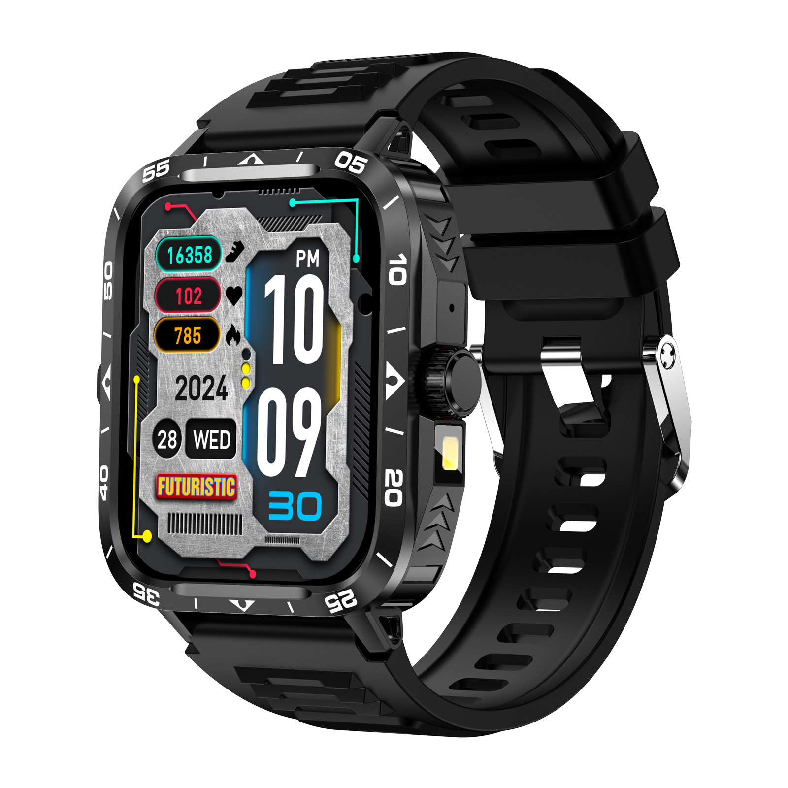 Reloj de llamada inteligente explosivo transfronterizo, conteo de pasos, frecuencia cardíaca, presión arterial, monitoreo de salud, deportes al aire libre, pulsera multifuncional