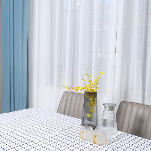 Hollywood North European Checkered Oil-Proof Coffee Tablecloth Tablecloth Waterproof Washable Dining Tablecloth PEVA Tablecloth Oil-Proof Table Mat