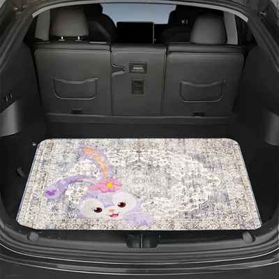Avtomobil döşəmə paspasları: and Stain-Resistant Trunk Mat Non-Slip - persian-cartoon-trunk-mat-6-75100cm
