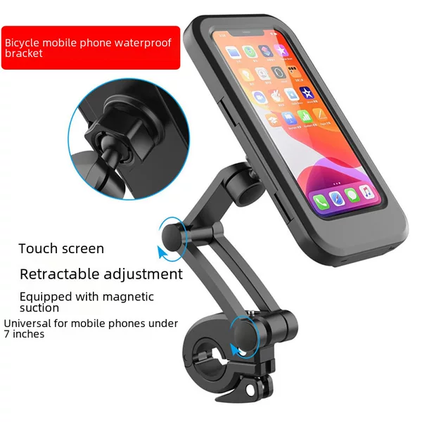 Foreign trade hot sale bicycle mobile phone waterproof bag electric motorcycle handle rearview mirror riding navigation waterproof bracket