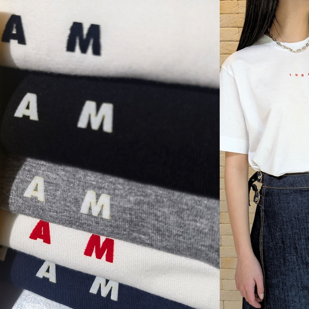 New Foreign Trade Hot-Selling Japanese and Korean T-Shirts Mar Flocking Printed Pattern T-Shirts for Men and Women Couple Shirts