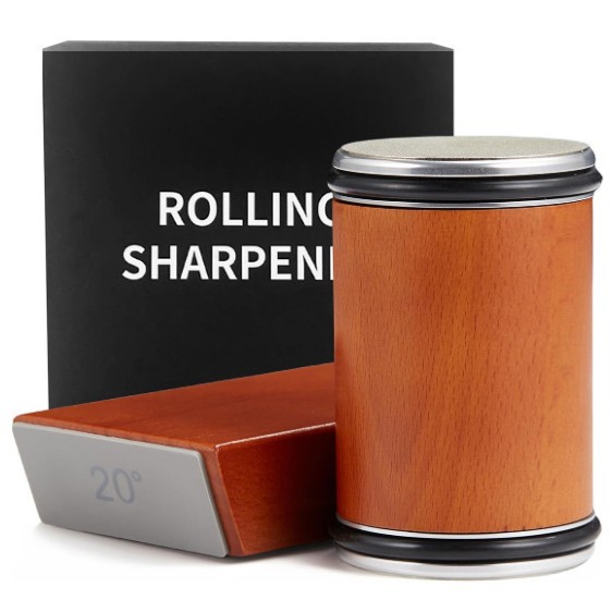 跨境爆款Rolling Knife Sharpener 滚动轮磨刀器滚动磨刀石现货