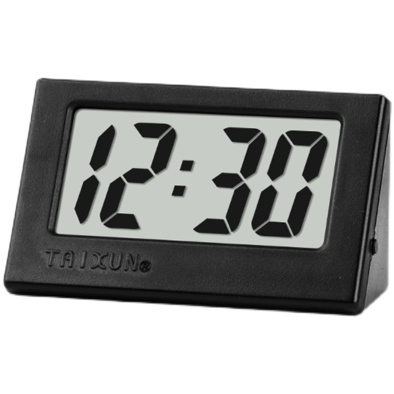 빛나는 자동차 전자 시계 반대로 지진 및 고온 저항 자동차 시간표 악기 책상 시계 시간 자동차 시계 삼각형