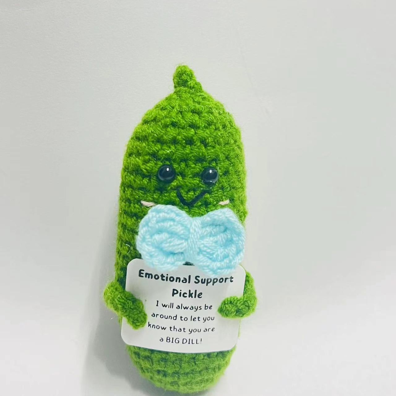 Amazon transfronterizo tejido a mano energía positiva Papa expresión bolsa emoción tarjeta vegetal muñeca coche decoración pequeña