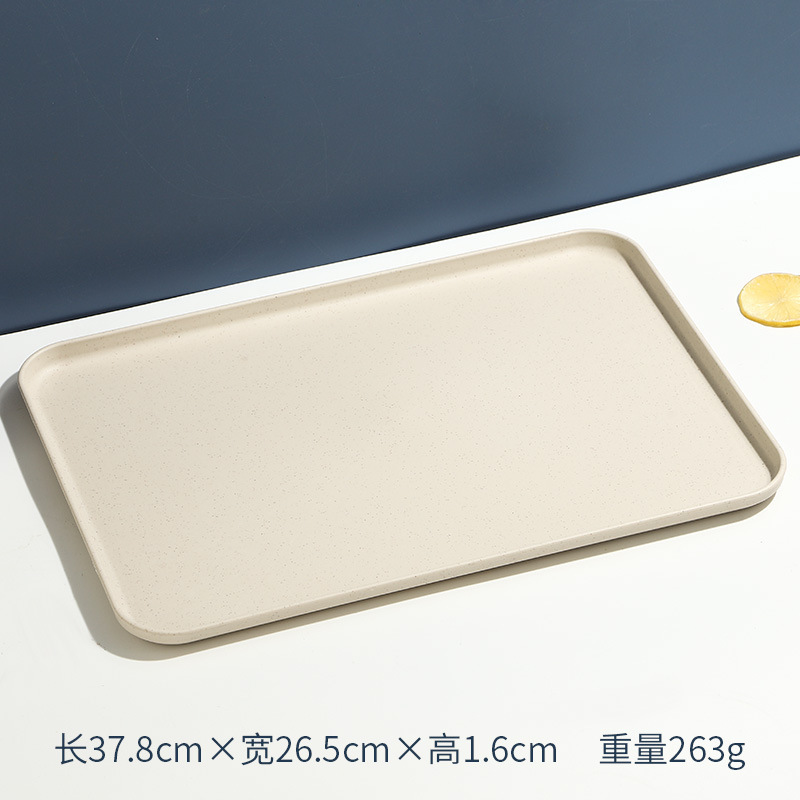 長方形のトレイ、水カップ、ティーカップ、フルーツプレート、大容量、食堂、ホテル、北欧風、インスタで話題の同型|undefined