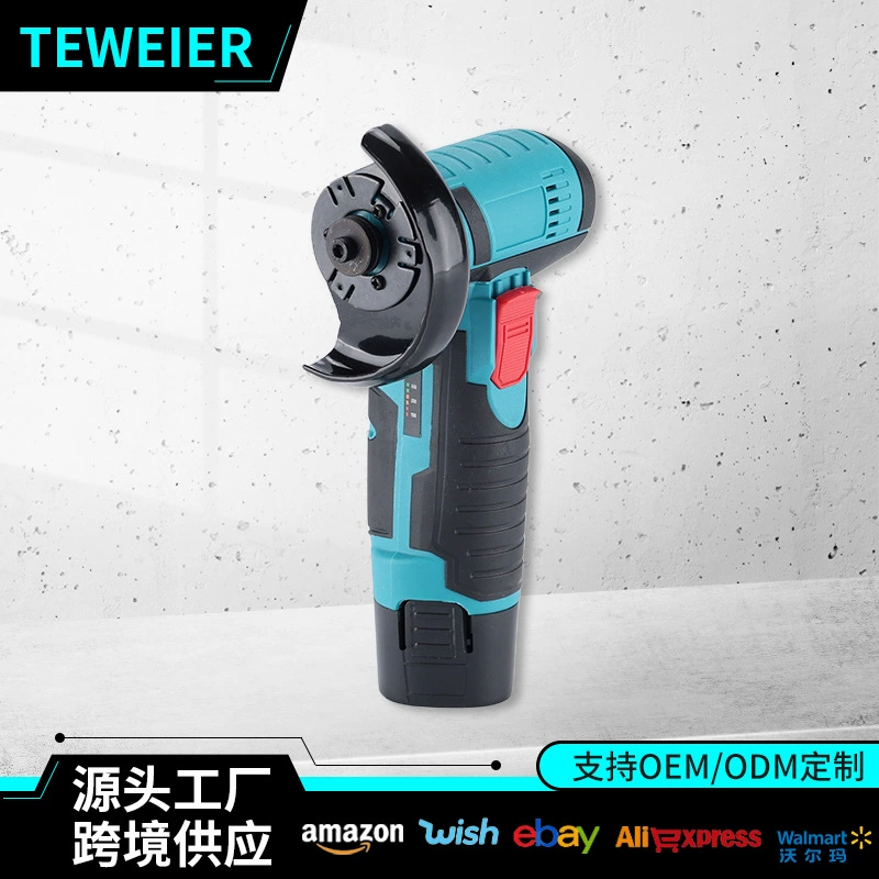 Трансграничный 12 В многофункциональный 3-дюймовый мини угловой шлифовальный станок для внешней торговли дома высокой мощности зарядный беспроводной литиевый шлифовальный станок