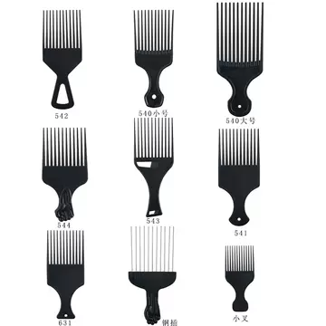 632 Manufacturer direct oil head comb hair salon styling pick fork comb big back head aircraft head insert comb foreign trade model - ShopShipShake