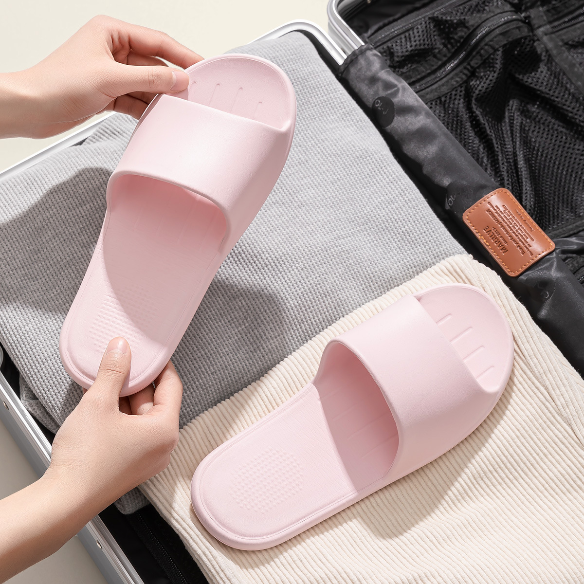 top Quality Travel Women, Portable And Foldable, Non-Slip, Suitable For Couples, For Swimming, Hotel, Business Trips, Bathing_voghion.com