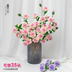 多頭バラの花束七夕バレンタインデー無料接着剤知育創意入門ねじり棒手作りDIY材料バッグ