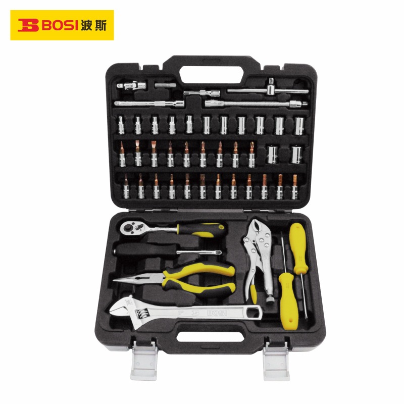 波斯51件6.3mm小飞1/4寸系列旋具套筒综合组套筒组套工具BS511351