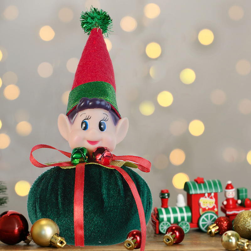 2025 新しいクリスマス装飾キャンディーエルフ装飾品本棚エルフキャンディーギフト装飾品ホームクリスマス|undefined