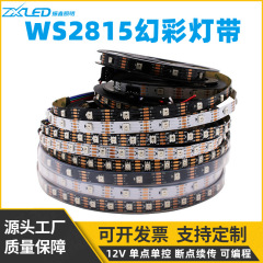 12vフルカラーrgb単点単点制御防水ブレークポイント継続ws 2815プログラマブル幻彩ランプledストリップ自己接着