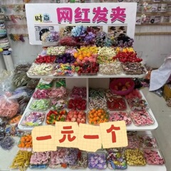 露店夜市の一元モードのヘアピンの髪飾りの卸売りの美しいかわいいアニメの爆発的なネットの赤いヘアピンの髪飾り