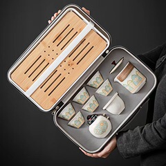 建国記念日旅行用アウトドア賞品、ビジネスギフト、会社記念品、顧客への贈り物、ロゴ入り茶器セット