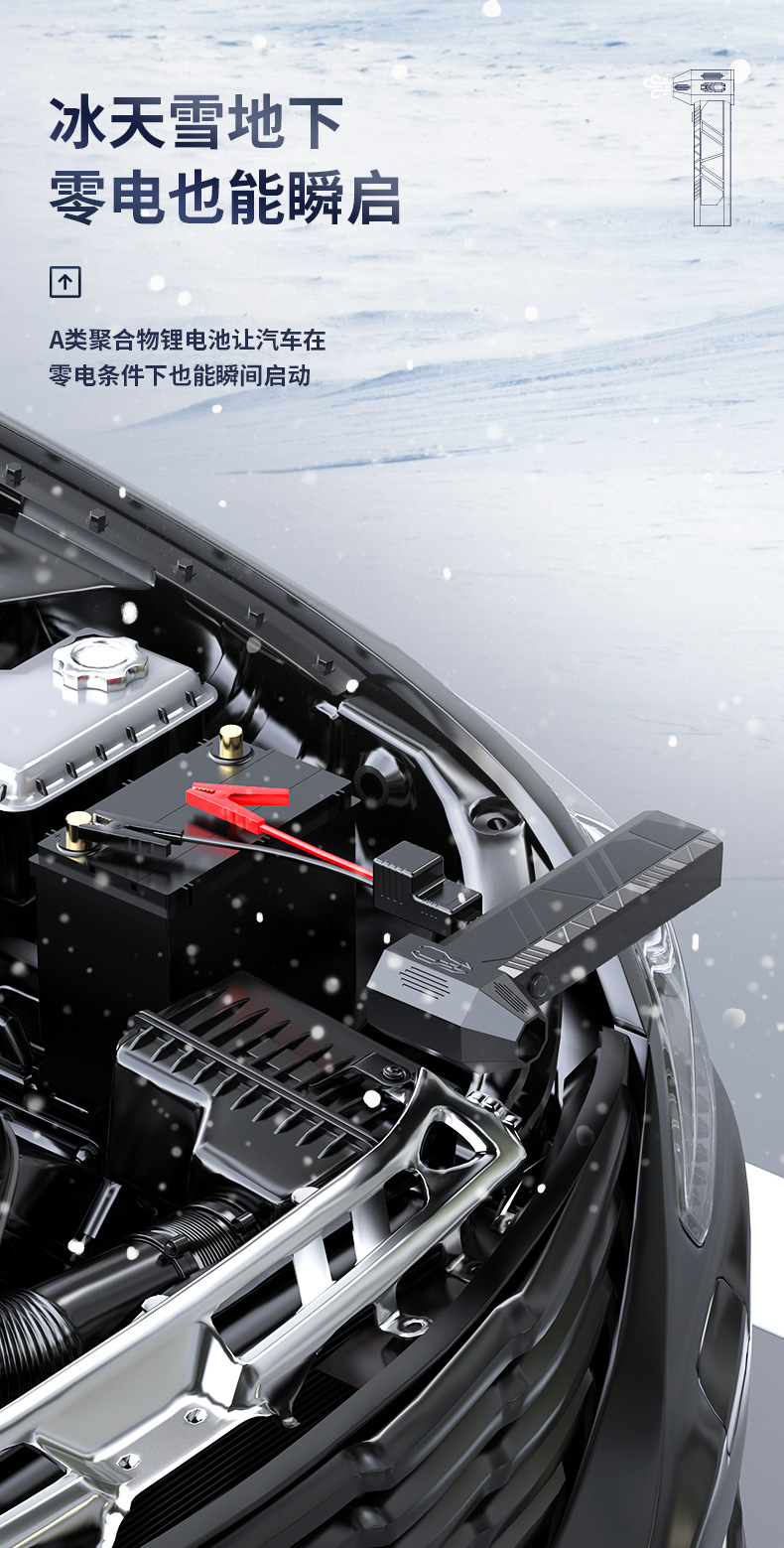 Cross-Border Supply of Vehicle-Mounted Emergency Starting Power Supply, High-Speed Turbine Brushless Motor, Violent Fan, Violent Blowing Vacuum Cleaner