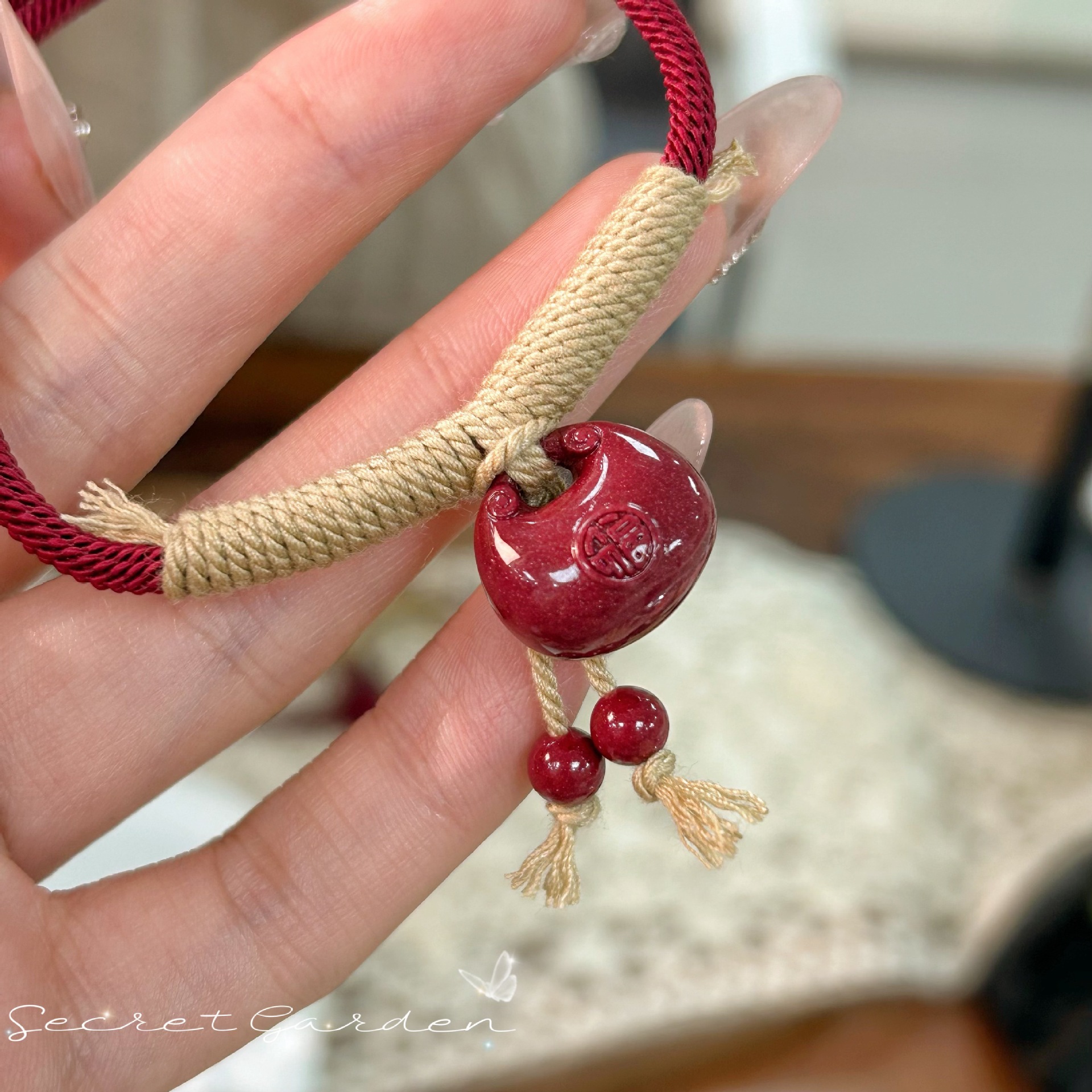 Pulseira de proteção chinesa personalizada com cinábrio para bebês e crianças, estilo nacional, grande sucesso de vendas, signo do zodíaco masculino._voghion.com
