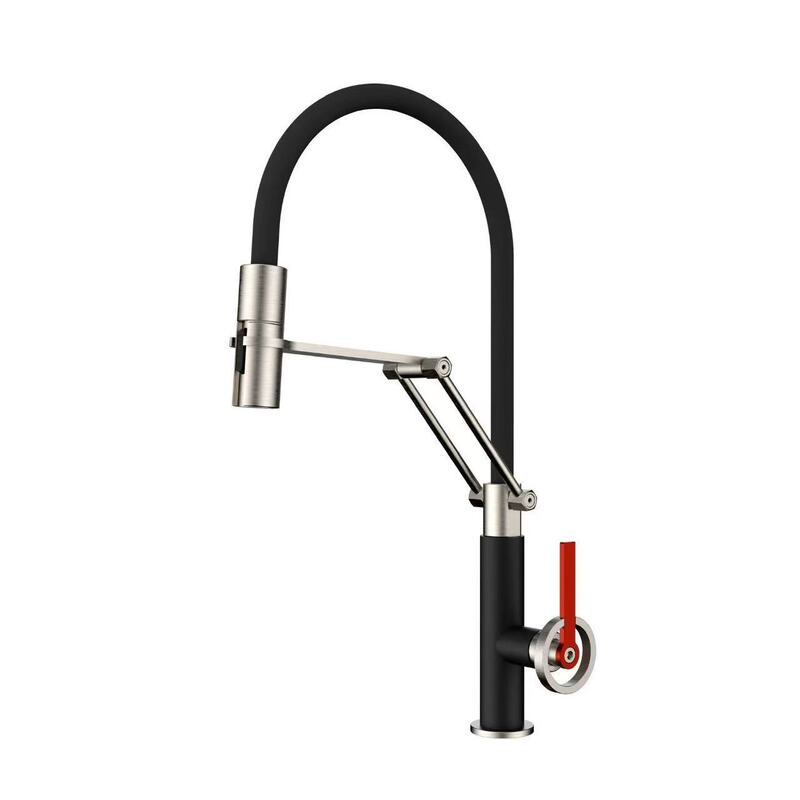 Mechanical Hot and Cold Water Purifier Three-In-One Vertical Faucet Italian-Style Kitchen Sink Stainless Steel Household Faucet