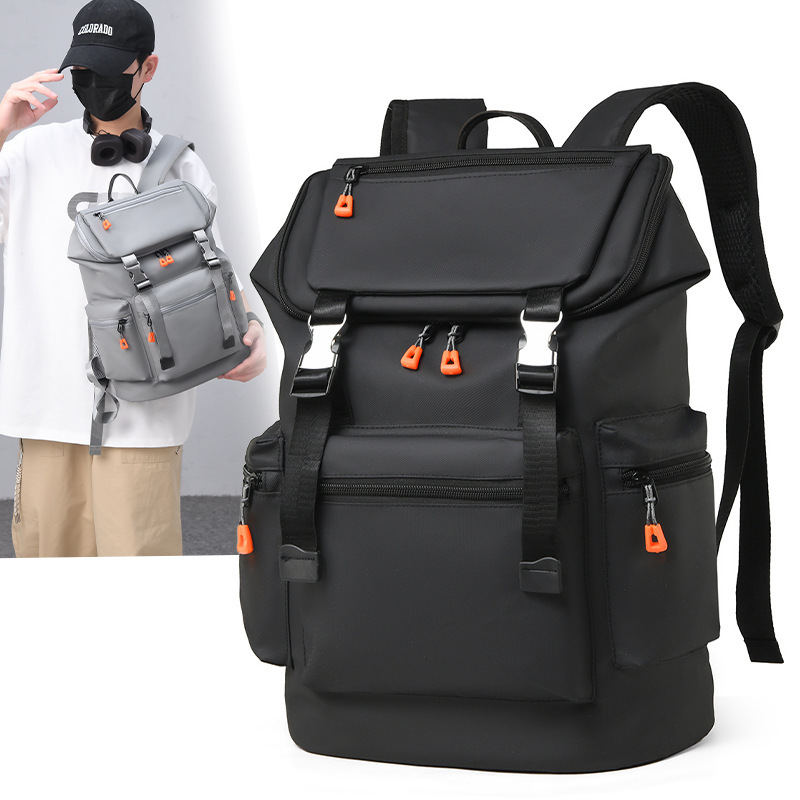 New Men's Computer Bag, Travel Large-Capacity Business Backpack, Portable Outdoor Leisure Solid Color Commuter Backpack New Men's Computer Bag, Travel Large-Capacity Business Backpack, Portable Outdoor Leisure Solid Color Commuter Backpack
