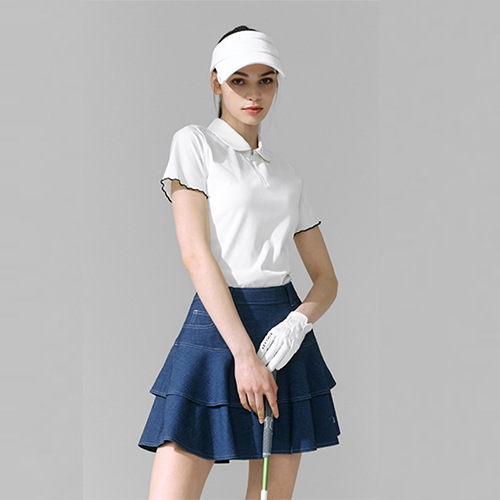 Bingse Spring and Summer New Yoga Wear Polo Women's Sports Tops Short-Sleeved Professional Golf Tennis Wear Sports Tops