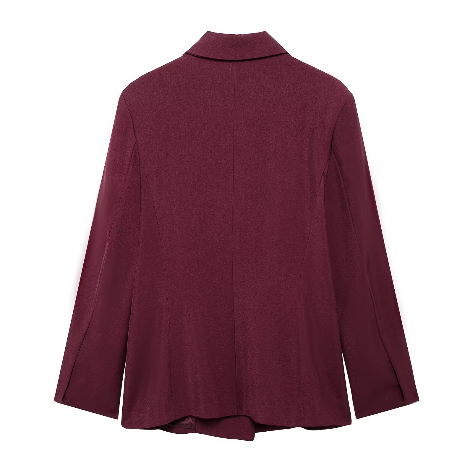 GraceChic 168983-2024 New Women's Fashion European And American Style Ancora Red Double-Breasted + Blazer Pants Set_voghion.com