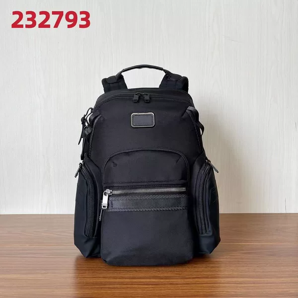 Ballistic nylon men's fashion leisure travel backpack computer bag 232793D
